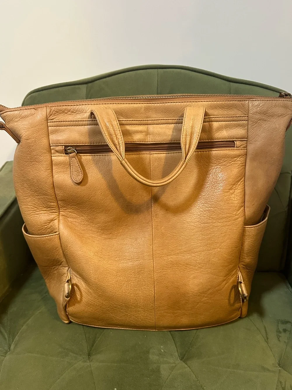 Lily & Jade Diaper Convertible leather Backpack